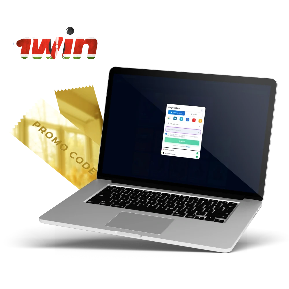 Activate login or bet promo codes at 1win Kenya now.